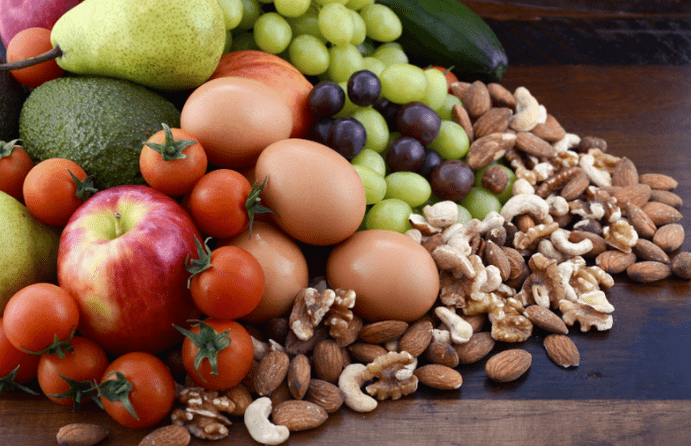 Obst Gemüse Walnüsse