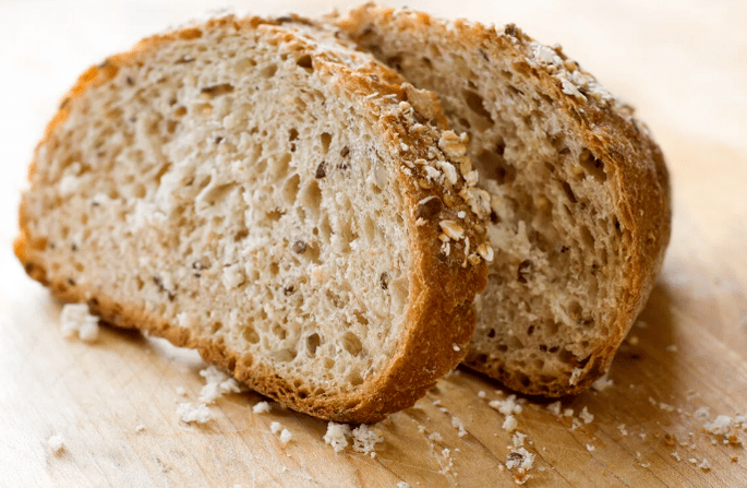 Weißbrot mit Kleie
